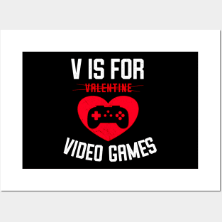 V Is For Video Games Posters and Art